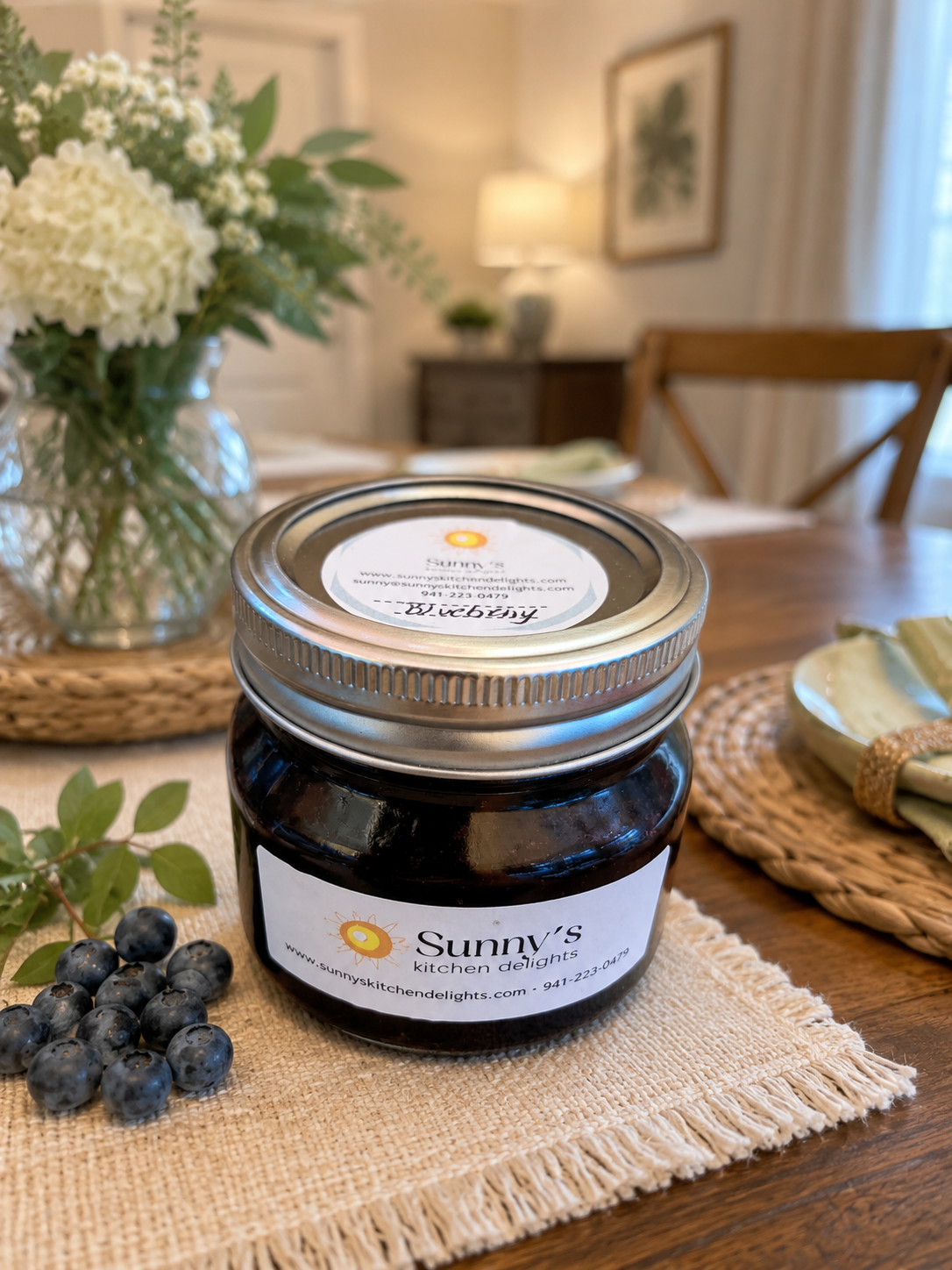 Blueberry preserve