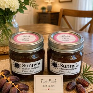 Dates Jam - two jars of 8oz each